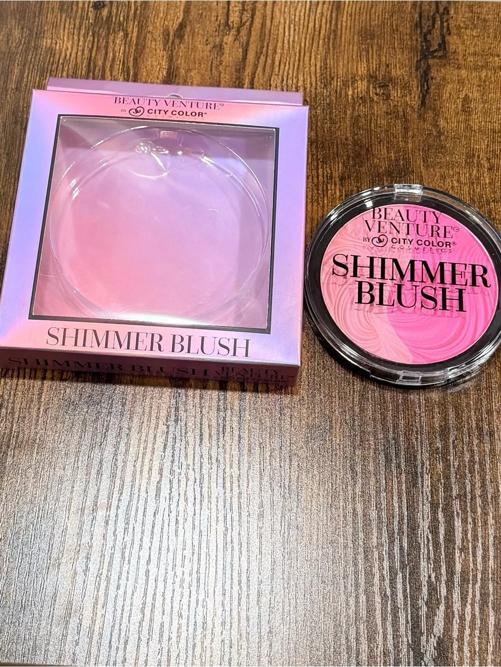 City Color Beauty Venture Shimmer Blush - Pink
